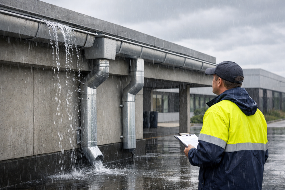 What Property Managers Should Monitor After Commercial Gutter Installation