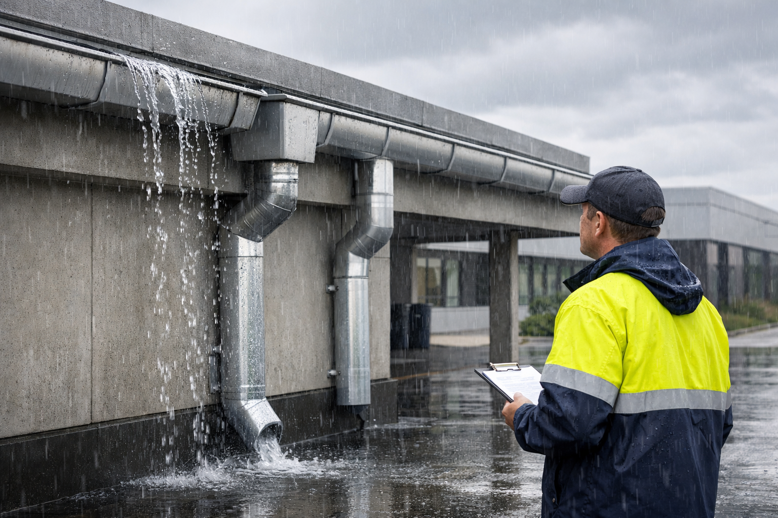 What Property Managers Should Monitor After Commercial Gutter Installation